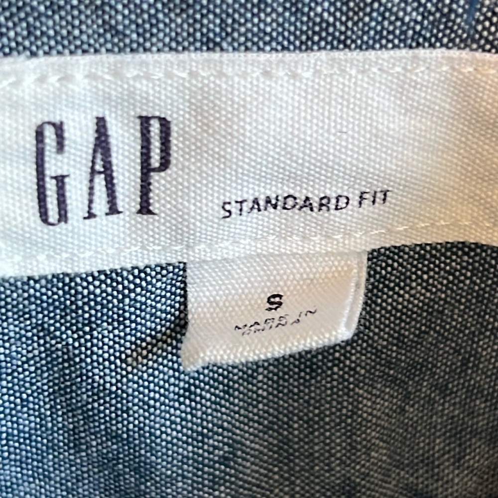 Men’s GAP Plaid Flannel Shirt Size S - Picture 3 of 10